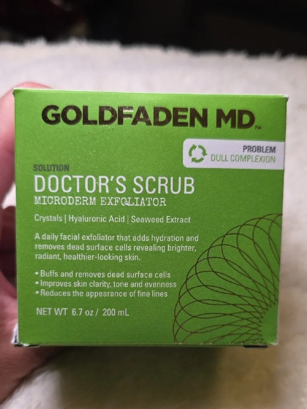Goldfaden MD Doctor's Scrub Microderm Exfoliator — Green